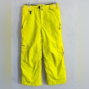 686 MANNUAL RIDGE INSULATED PANTS YOUTH FLASH YELLOW SIZE LARGE